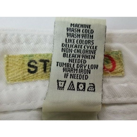 Stamp 10 Women's White Shorts, Size 16 - Picture 8 of 8